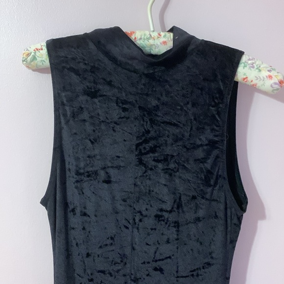 Vintage velvet cat suit body suit - Picture 4 of 8